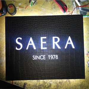 SAERA 세라 - LED 전면 측면 현판 작업내용